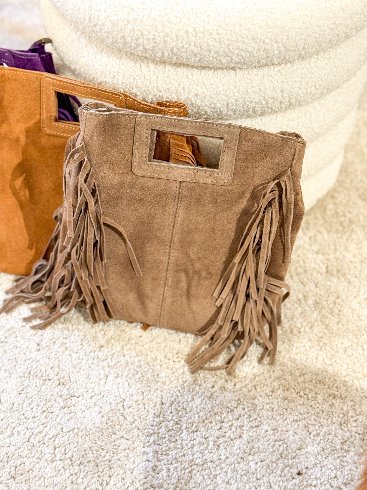 BORSA FRANGE VERA PELLE