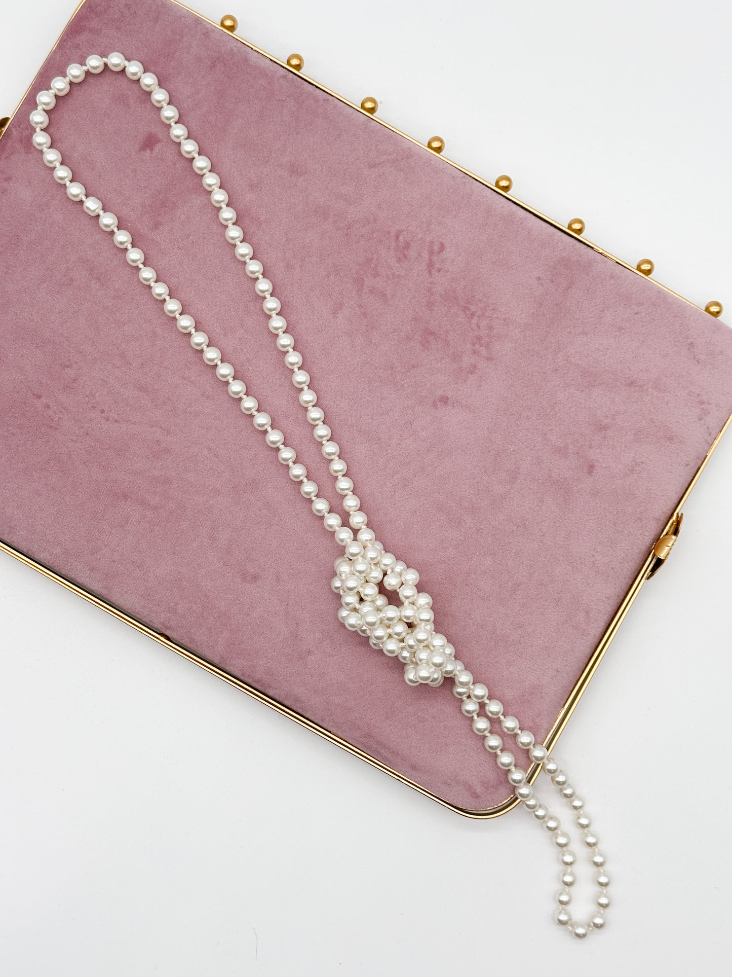 COLLANA FILO LUNGO PERLE