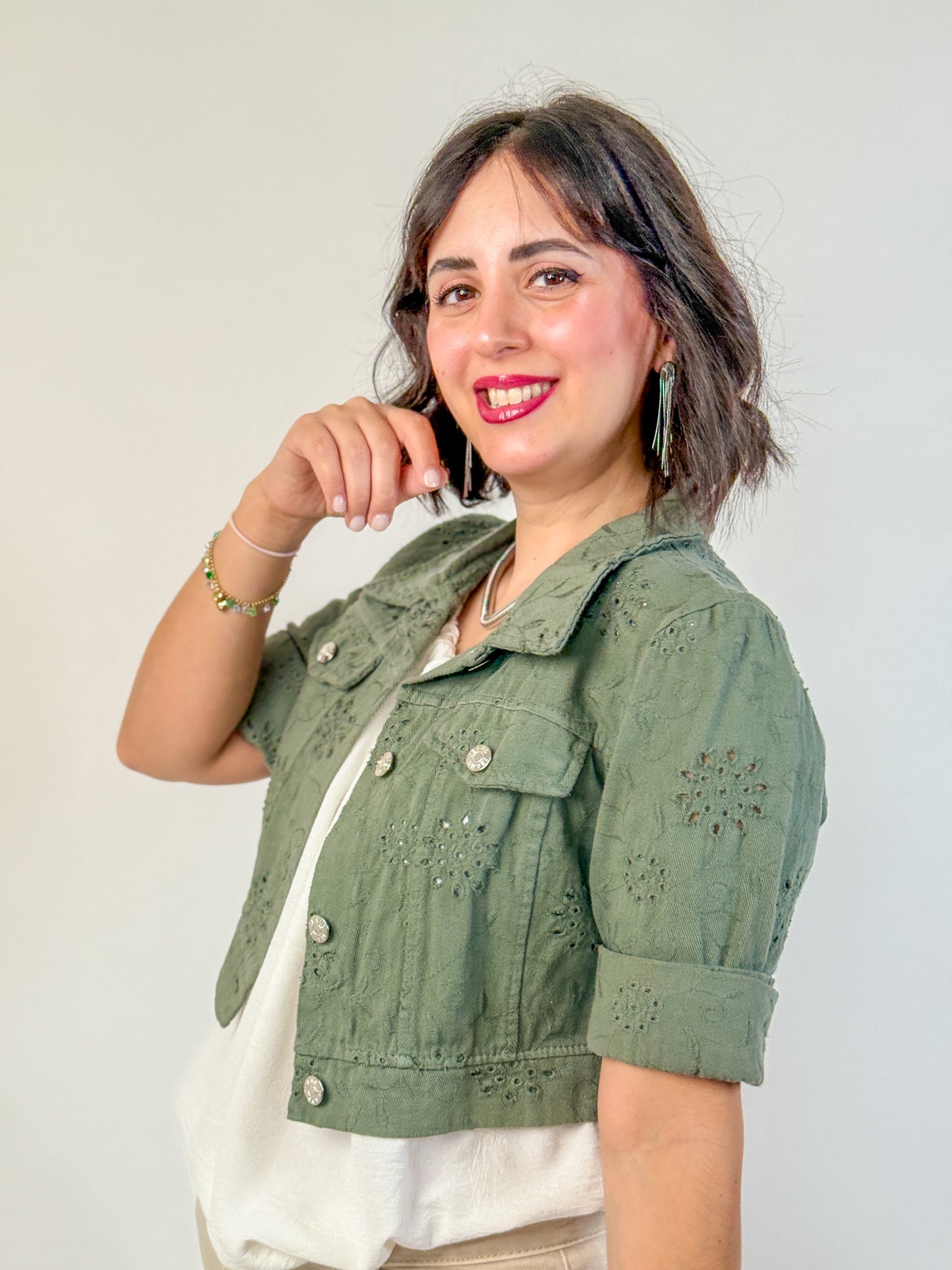 GIACCA JEANS CROP