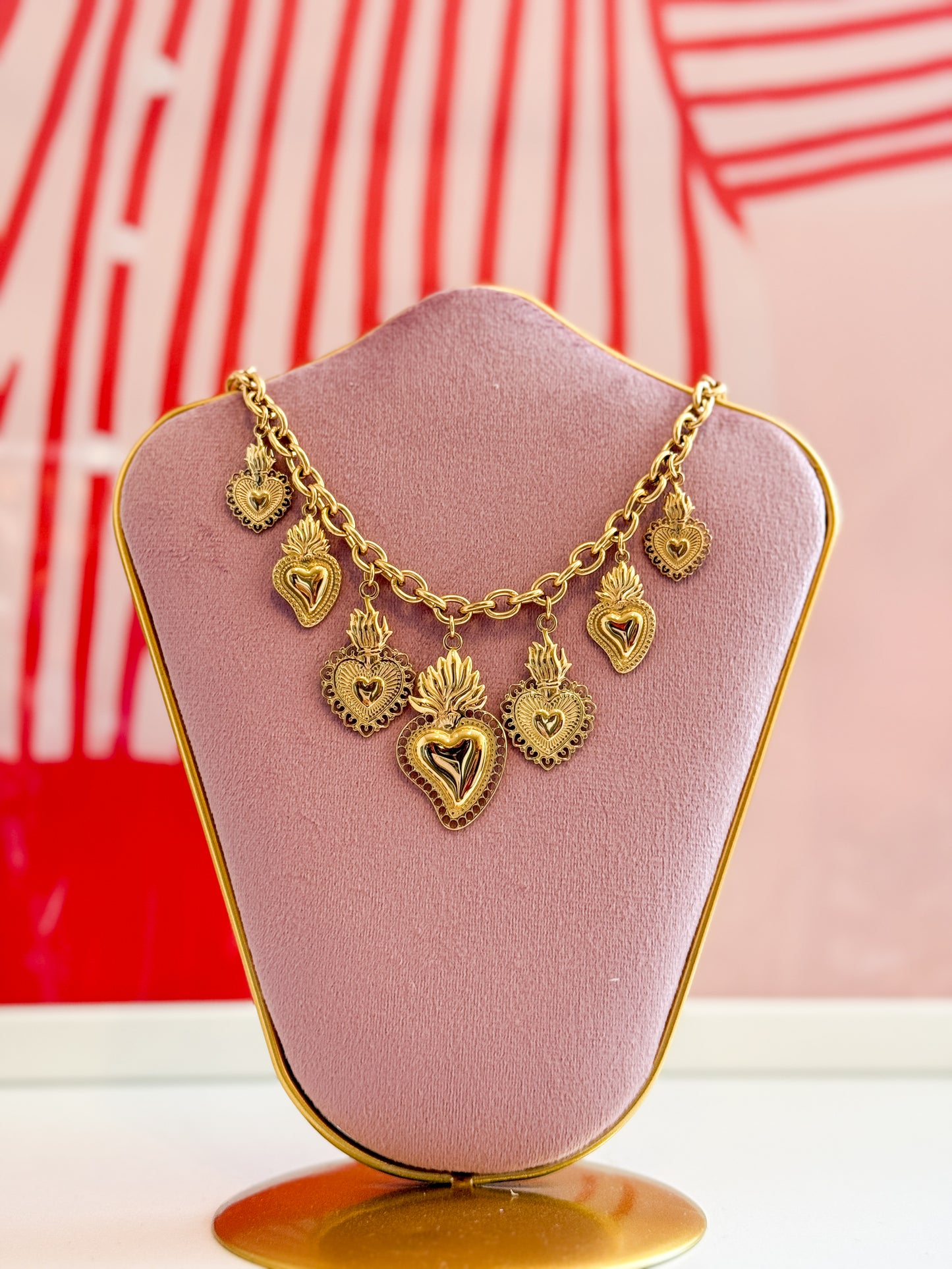 COLLANA GRANDE CUORE SACRO