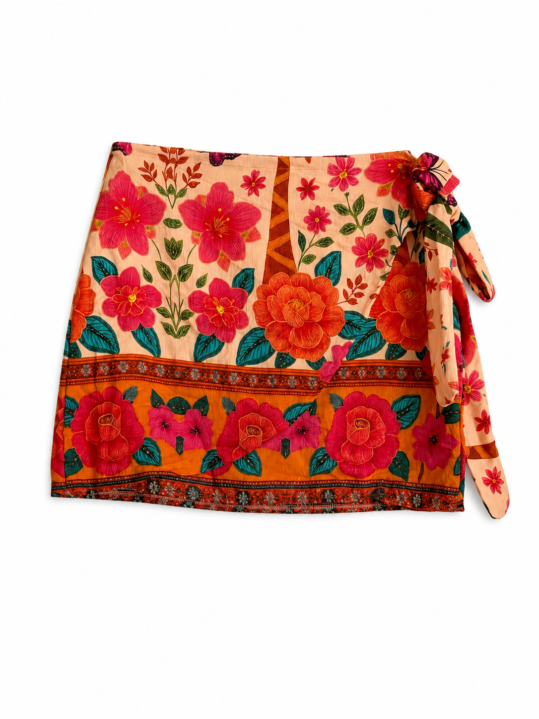 Gonna pareo mini fiori