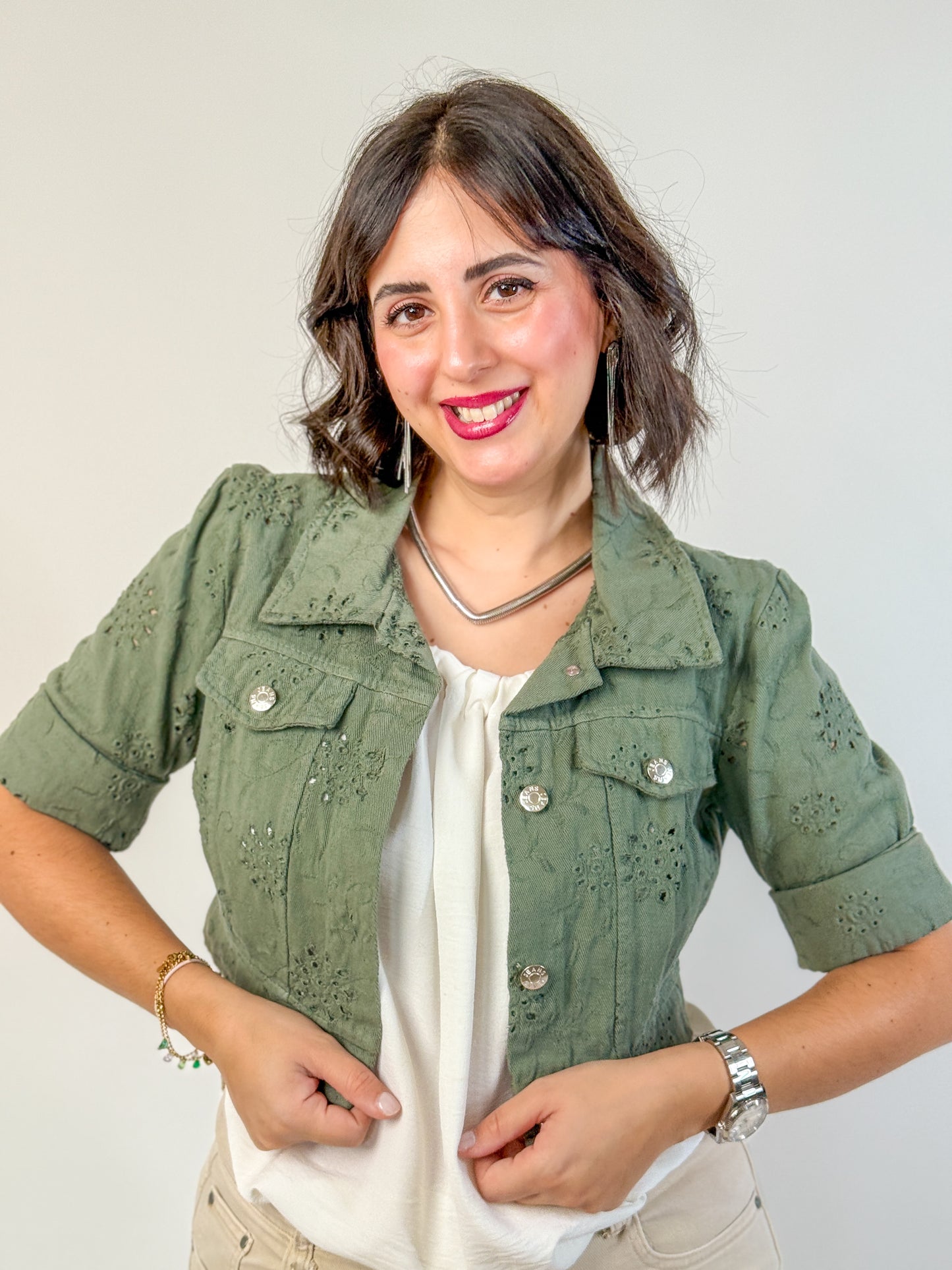 GIACCA JEANS CROP