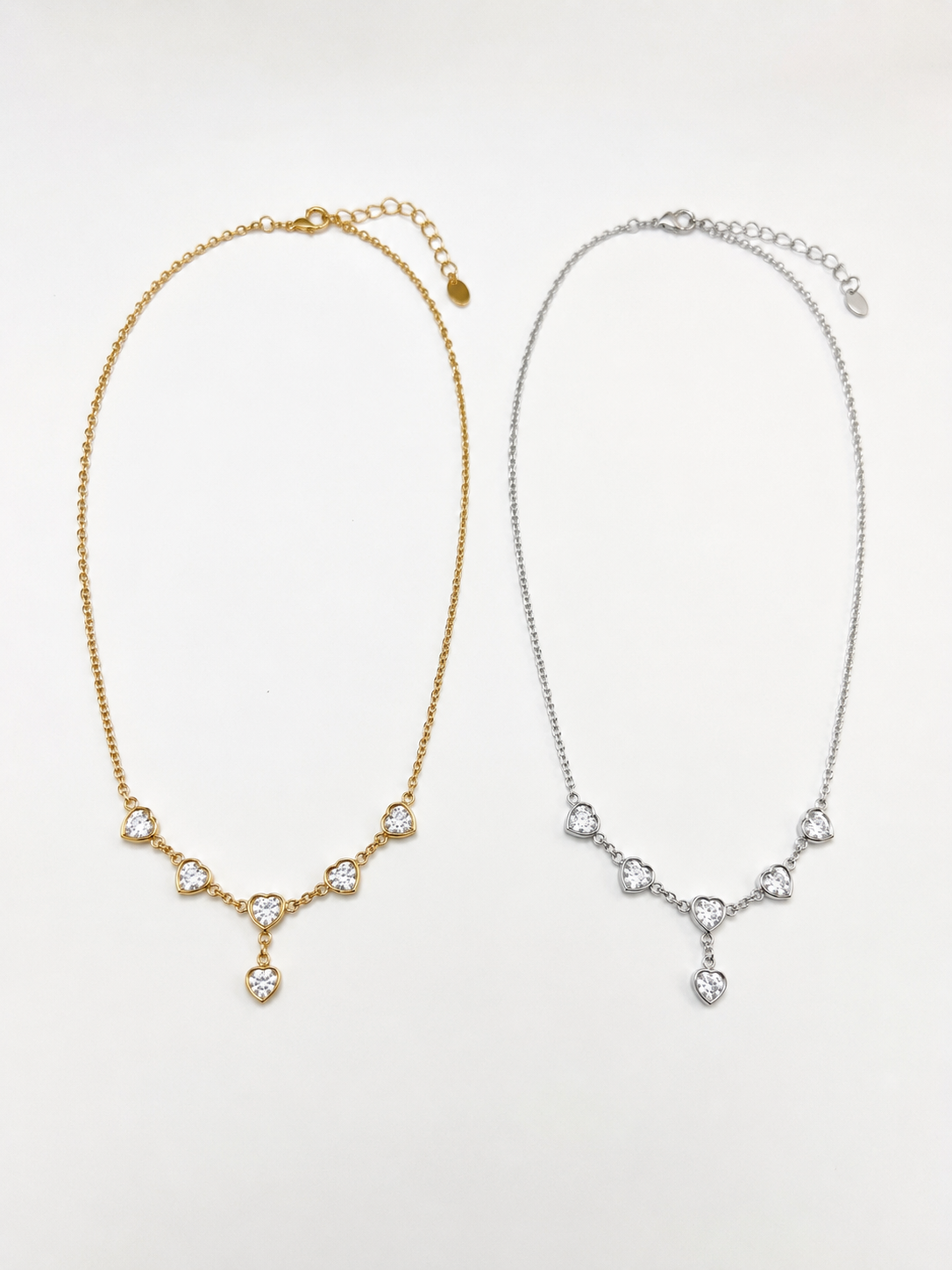 COLLANA CUORE CON ZIRCONI