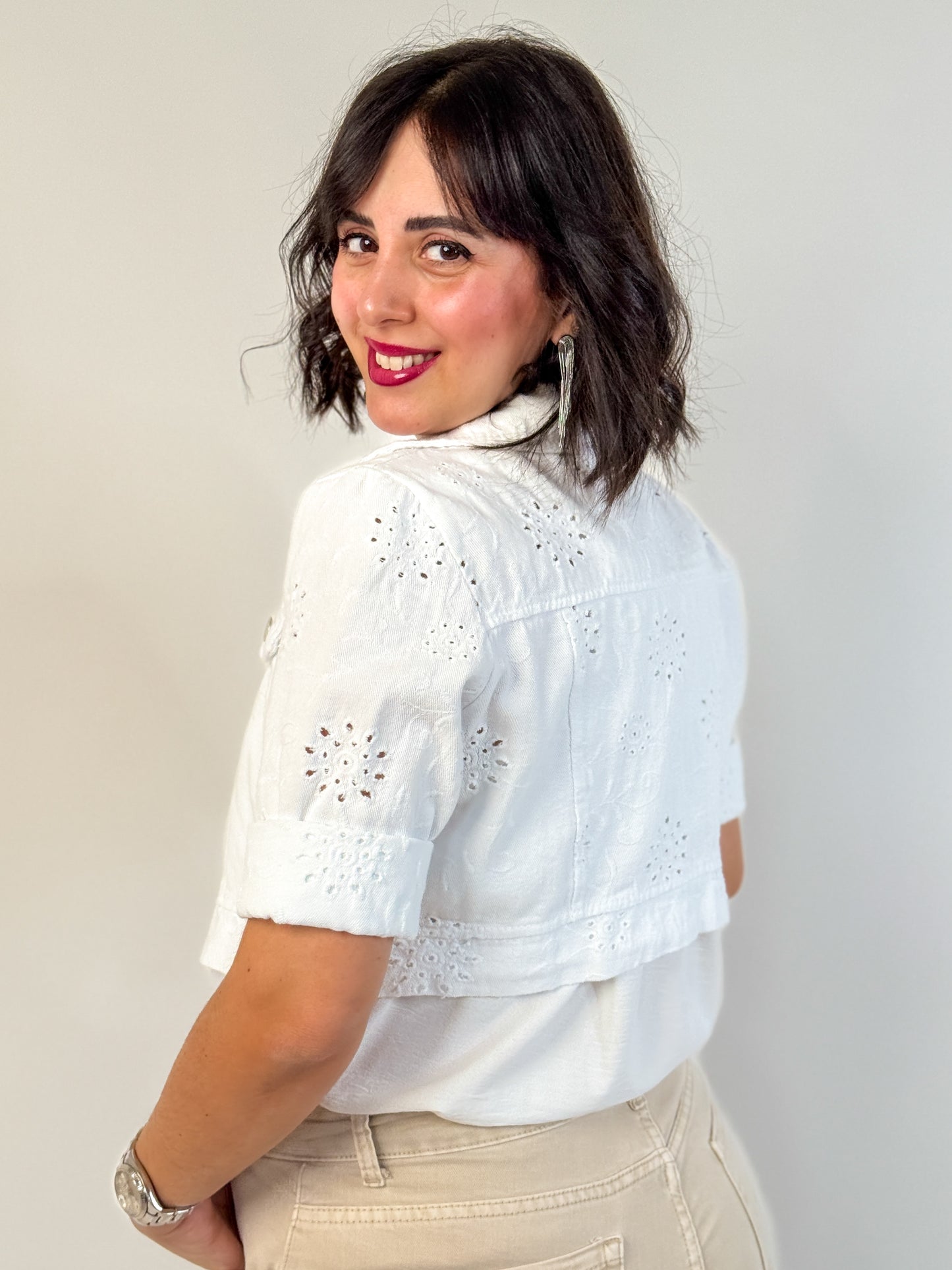 GIACCA JEANS CROP