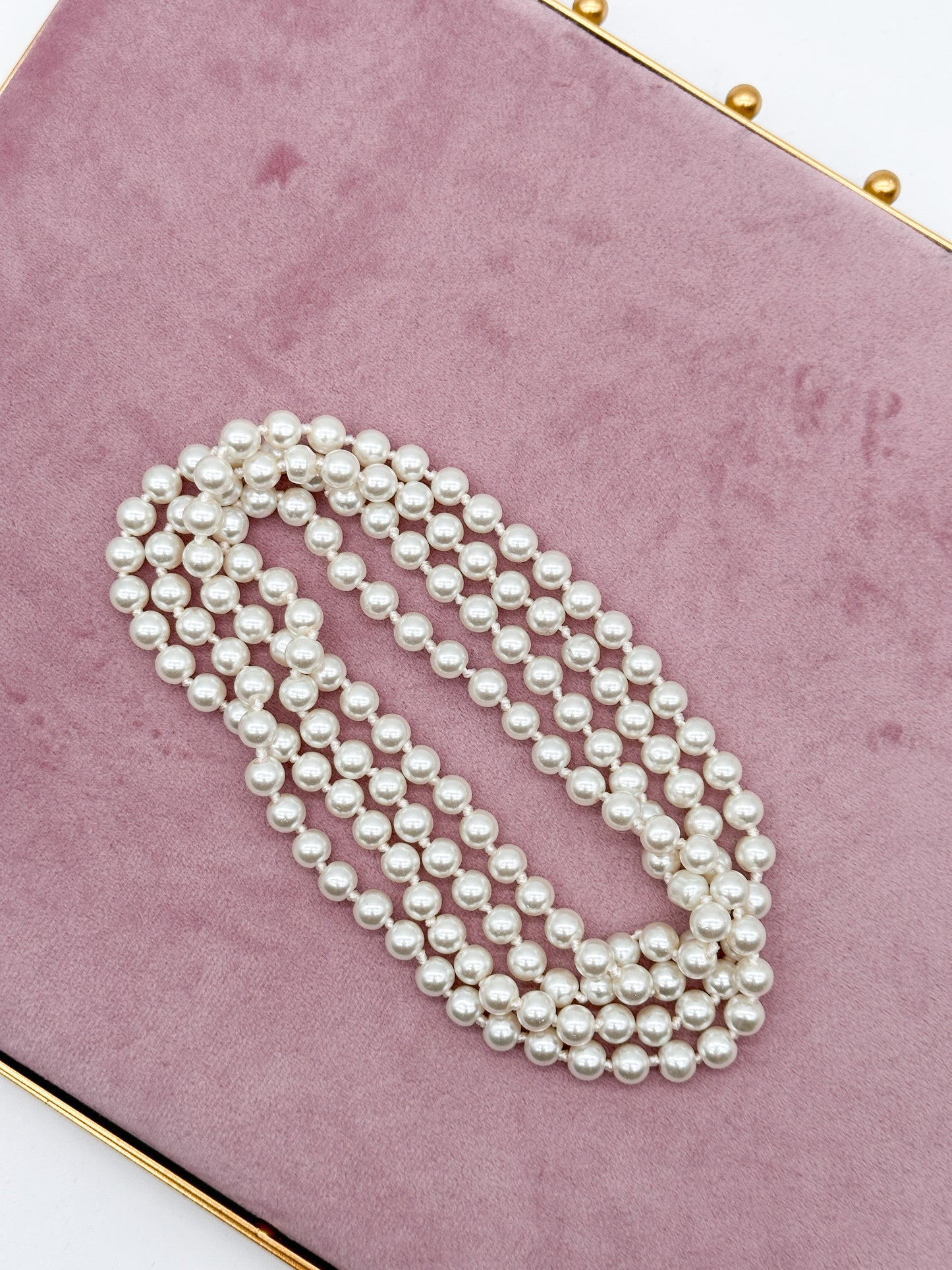 COLLANA FILO LUNGO PERLE