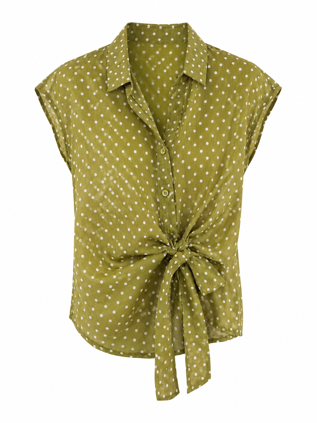 CAMICIA POIS VERDE