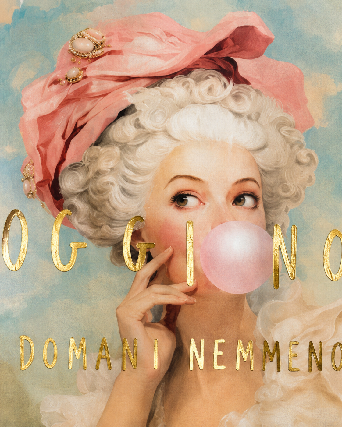 T-SHIRT SLIM “oggi no, domani nemmeno”