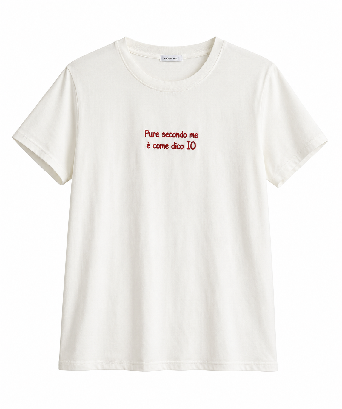 T-shirt PURE SECONDO ME È COME DICO IO
