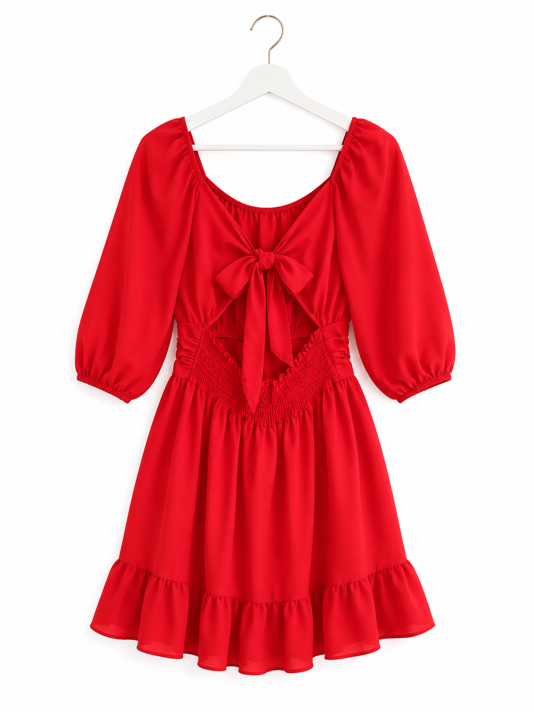ABITO CORTO ROSSO