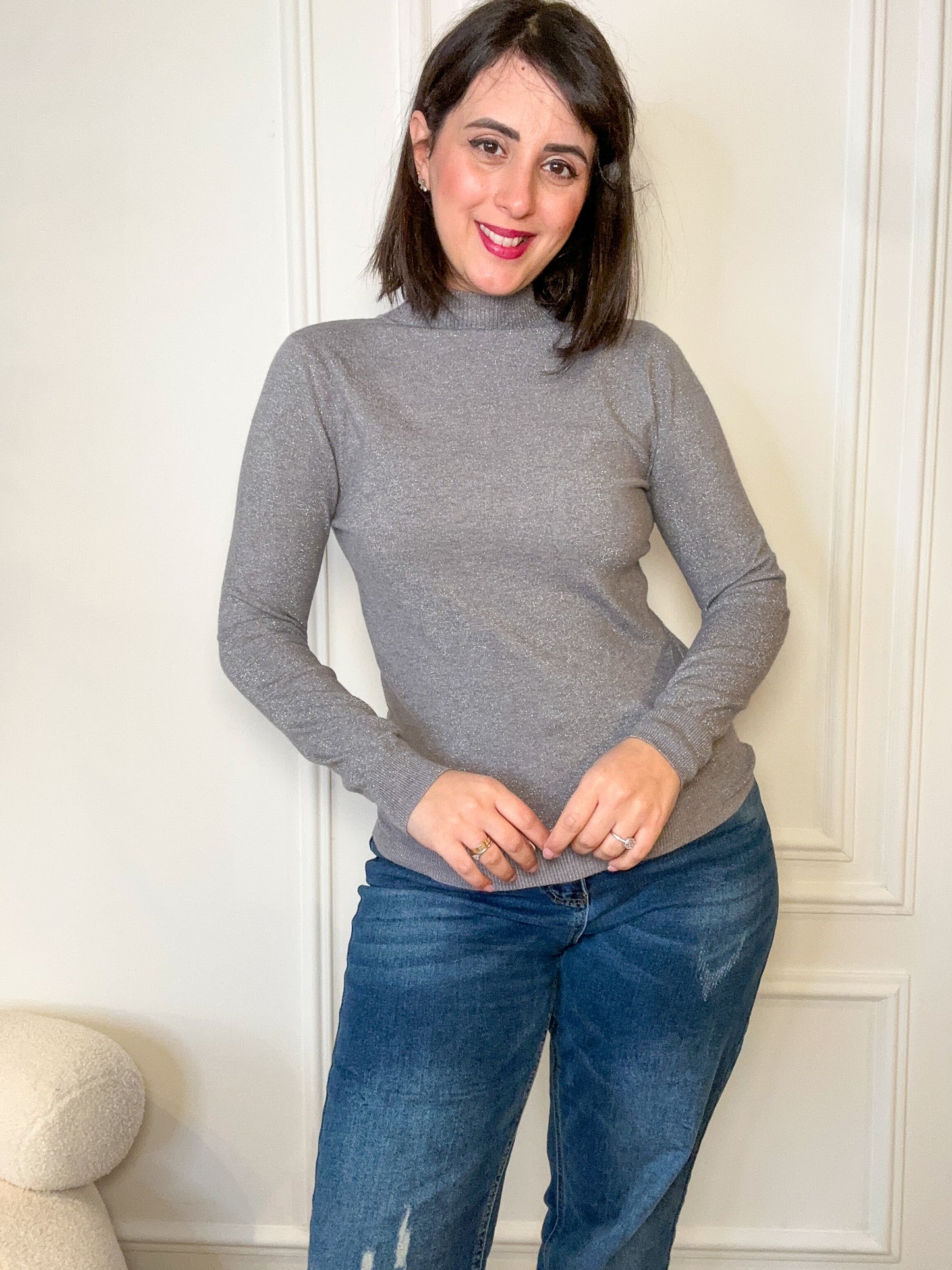 T-SHIRT IN LUREX