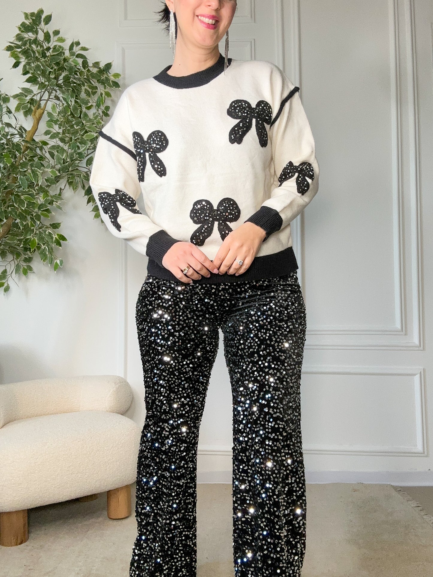 PANTALONE CON PAILETTES