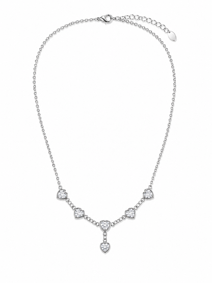 COLLANA CUORE CON ZIRCONI