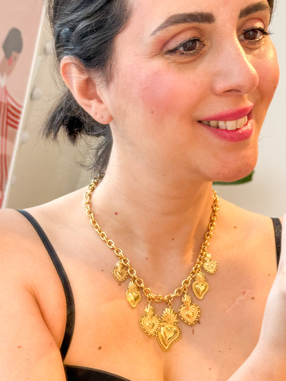 COLLANA GRANDE CUORE SACRO
