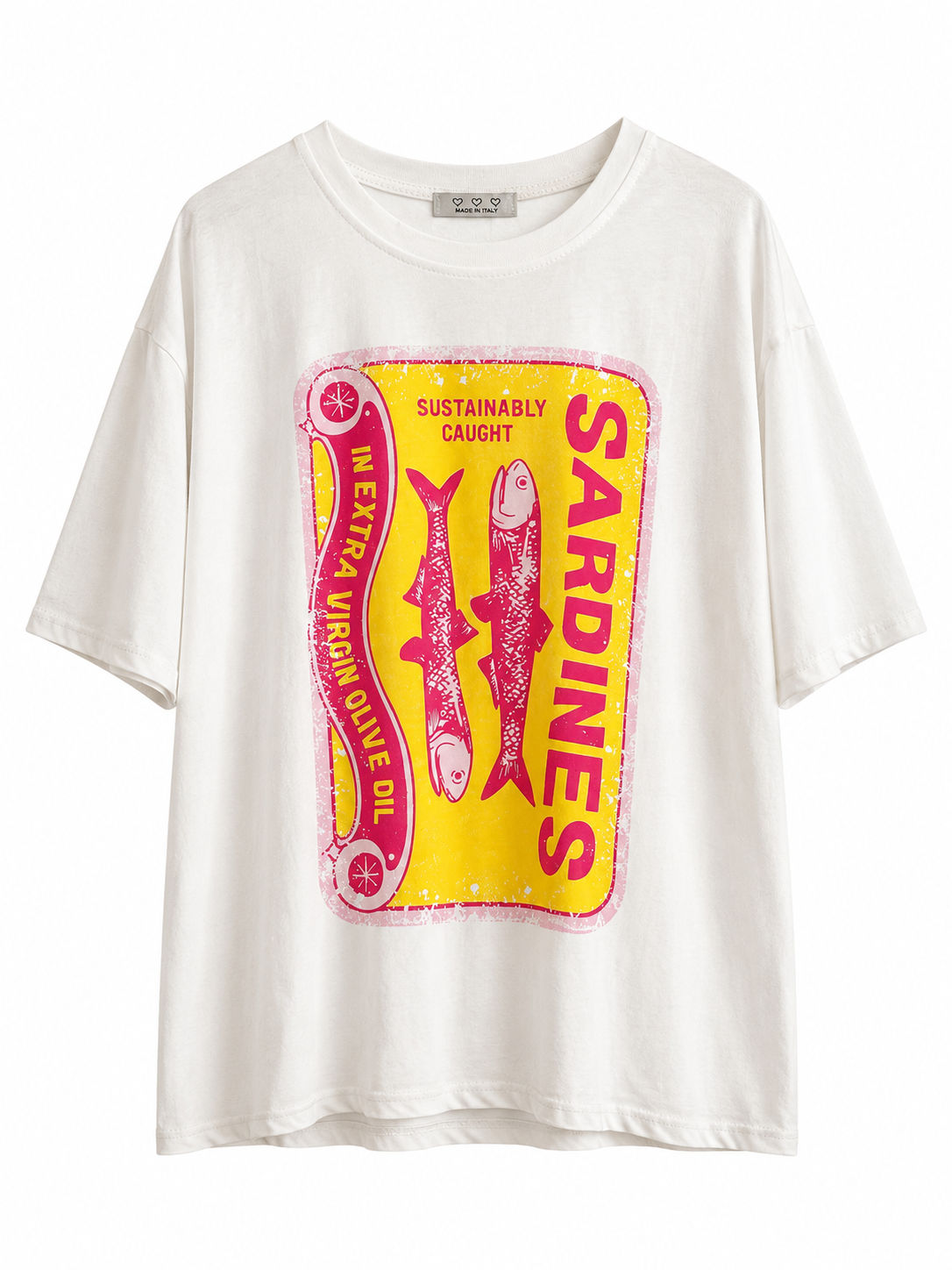 T-SHIRT OVER SARDINE