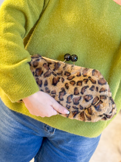 CLUTCH BAG ANIMALIER