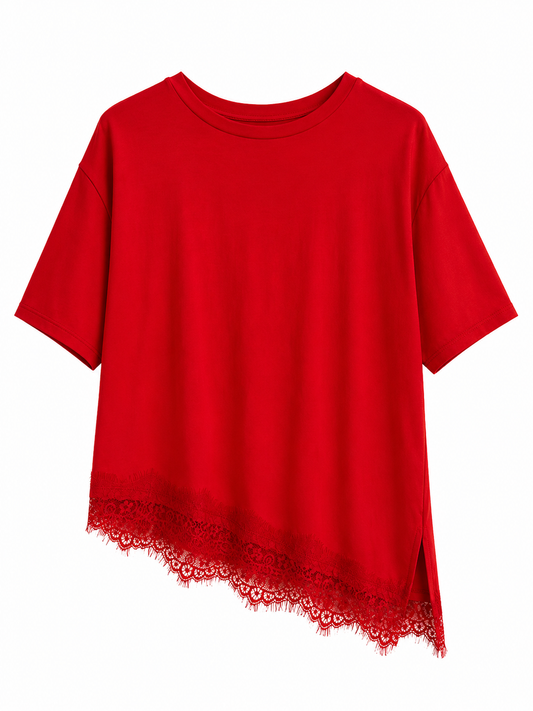 T-SHIRT IN PIZZO
