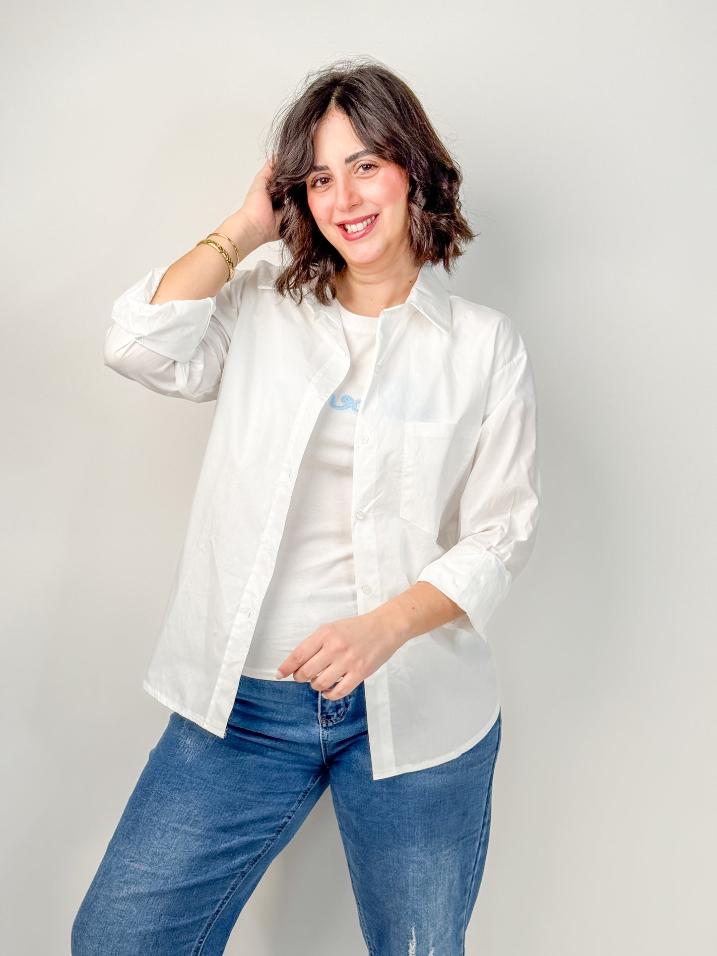 CAMICIA TINTA UNITA