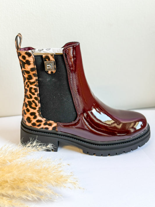 STIVALETTO lucido ANIMALIER  preordina