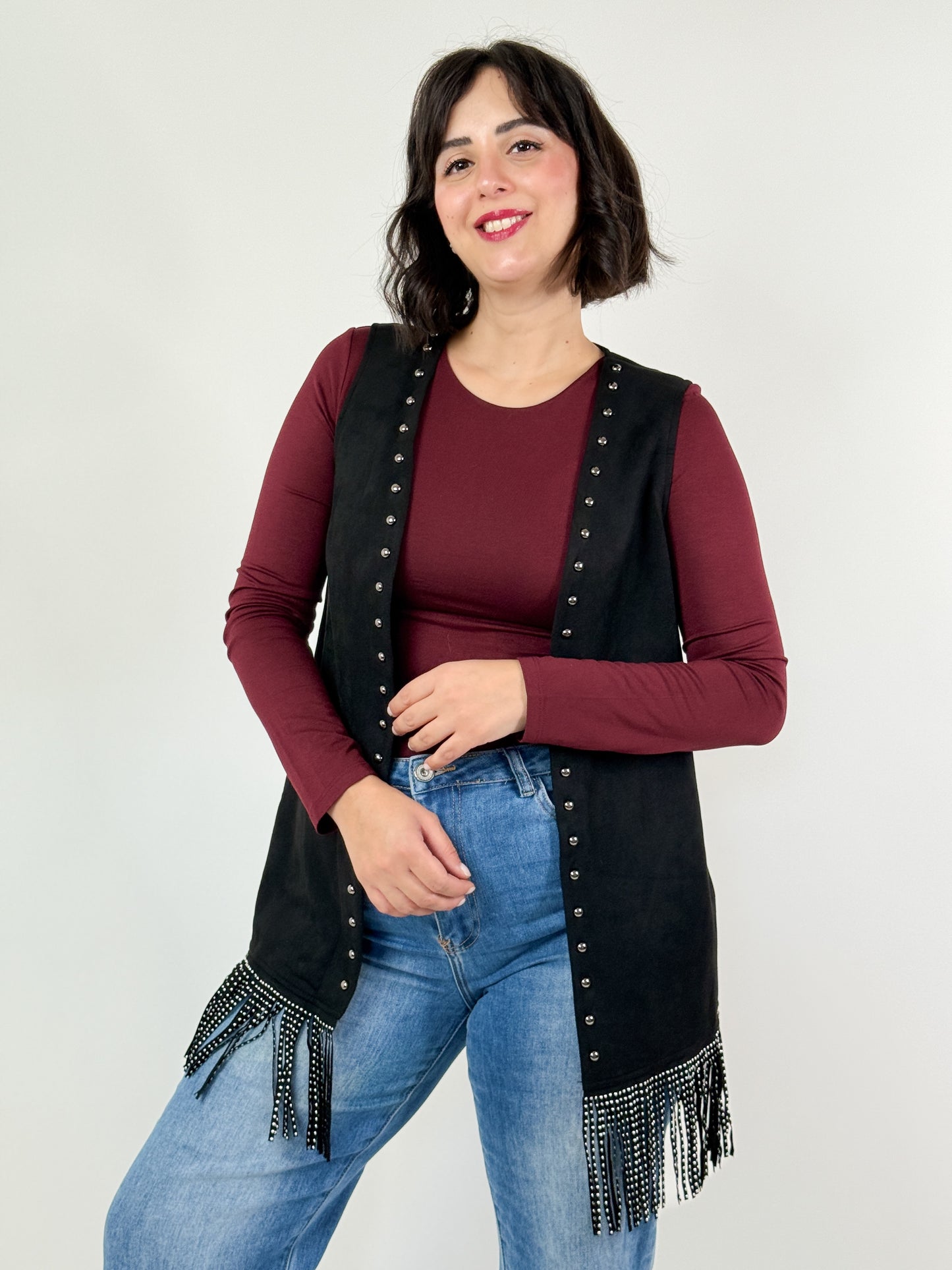 GILET STEEL ROSE