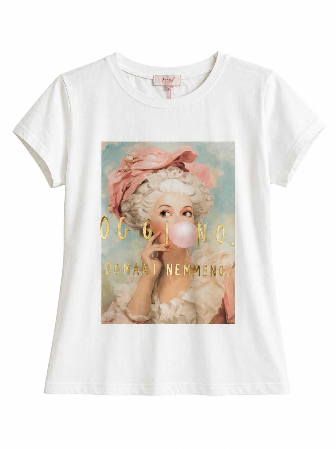 T-SHIRT SLIM “oggi no, domani nemmeno”