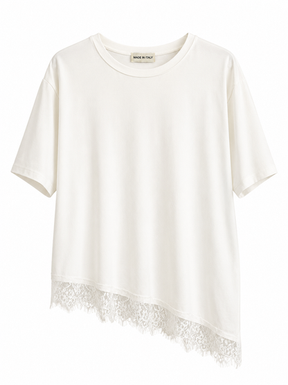 T-SHIRT IN PIZZO