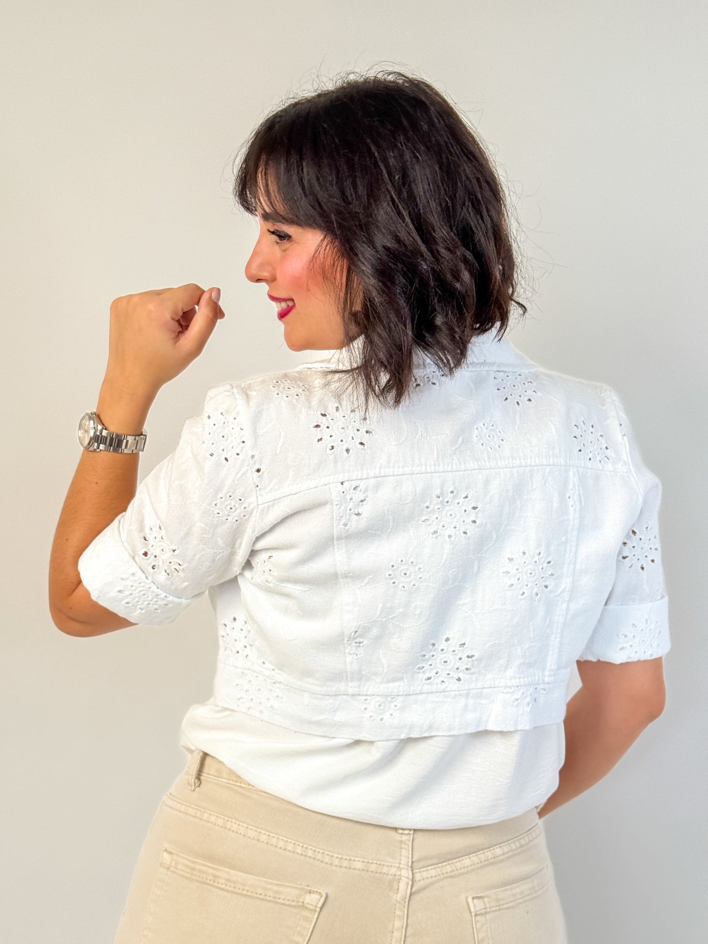 GIACCA JEANS CROP