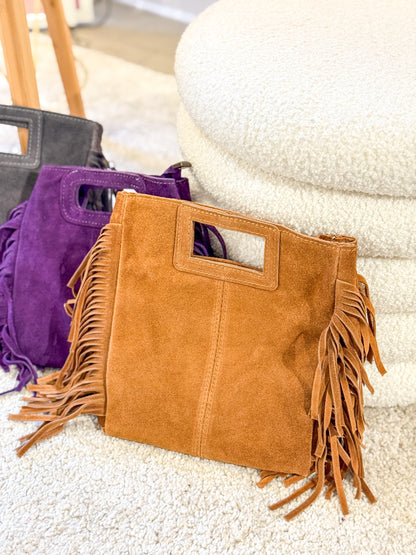 BORSA FRANGE VERA PELLE