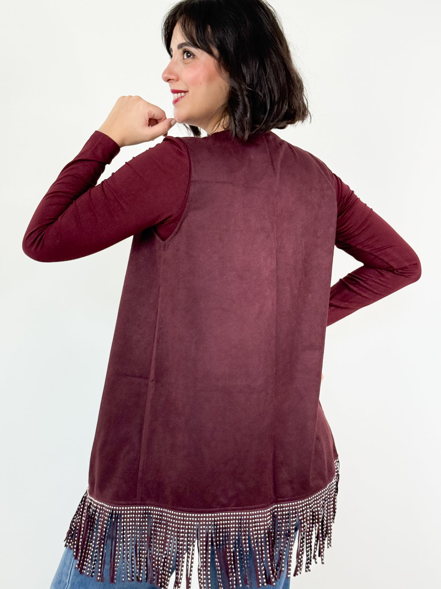 GILET STEEL ROSE