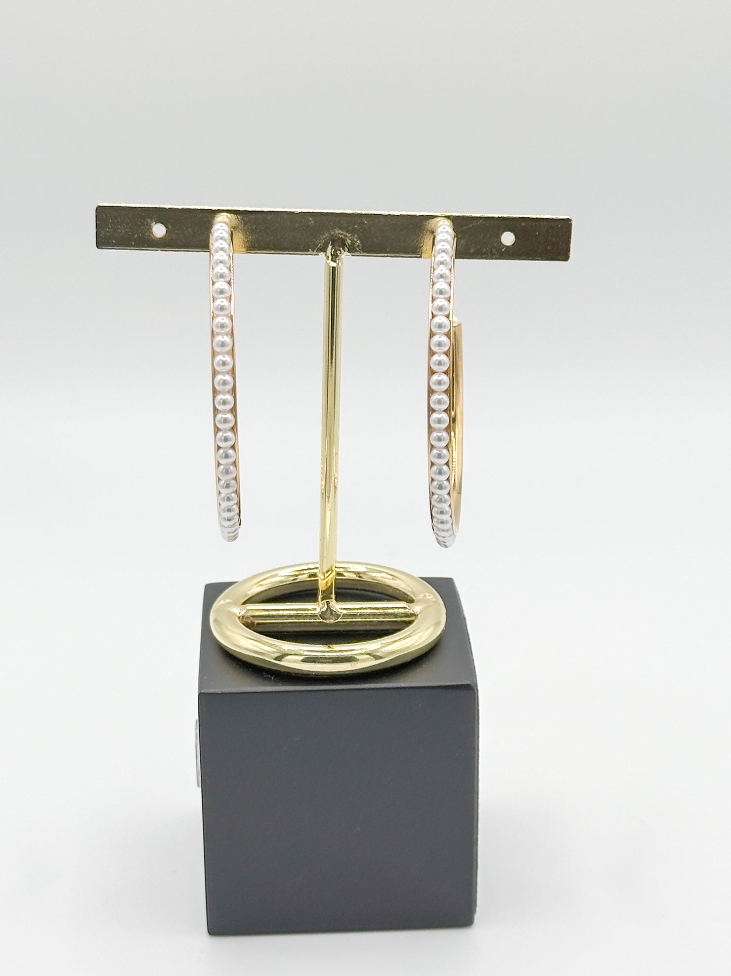 ORECCHINI CERCHIO PERLINA gold