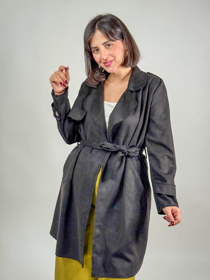 TRENCH CAMOSCIO
