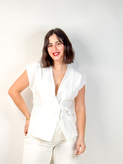 BLAZER SMANICATO FIORELLA