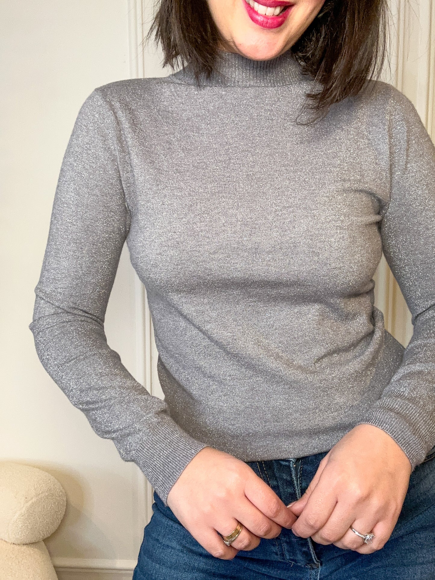 T-SHIRT IN LUREX