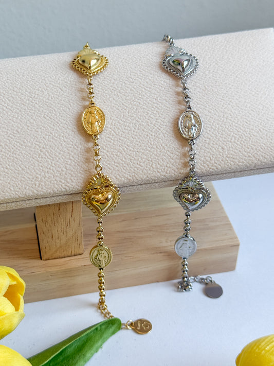 BRACCIALE CUORE SACRO