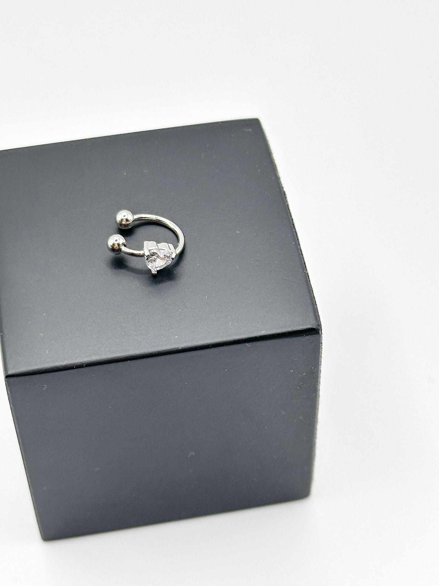 CUFF CUORE silver