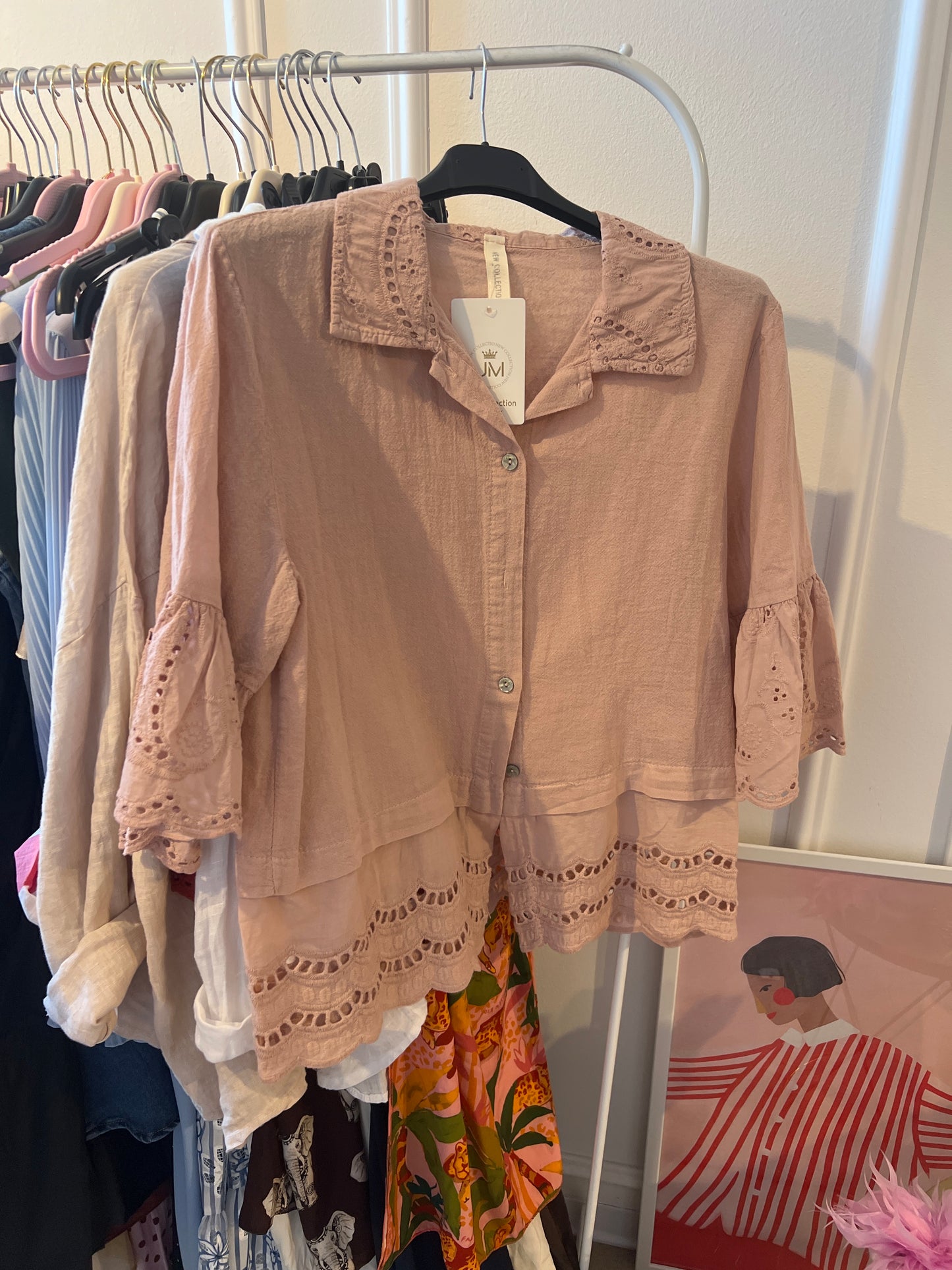 Camicia rosa Claudia