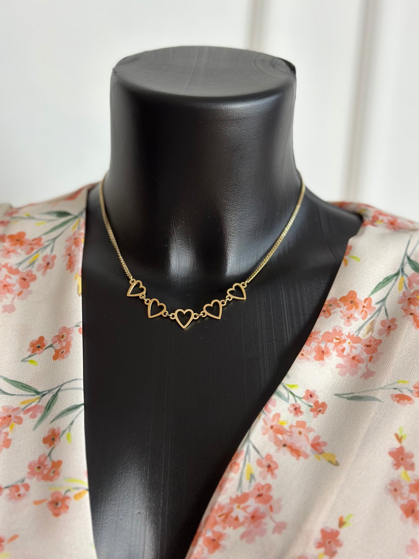 COLLANA CINQUE HEARTS