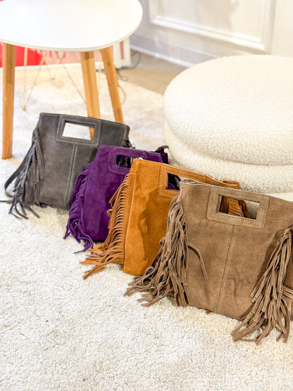 BORSA FRANGE VERA PELLE