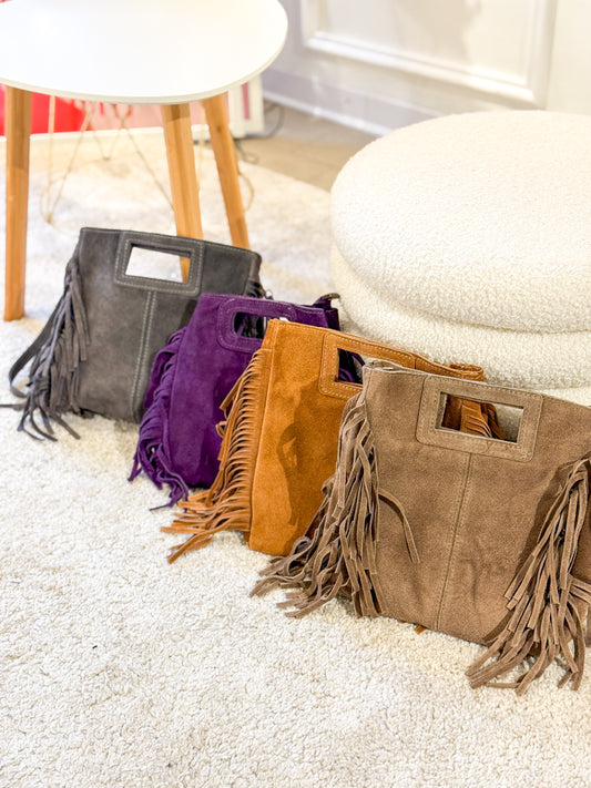 BORSA FRANGE VERA PELLE