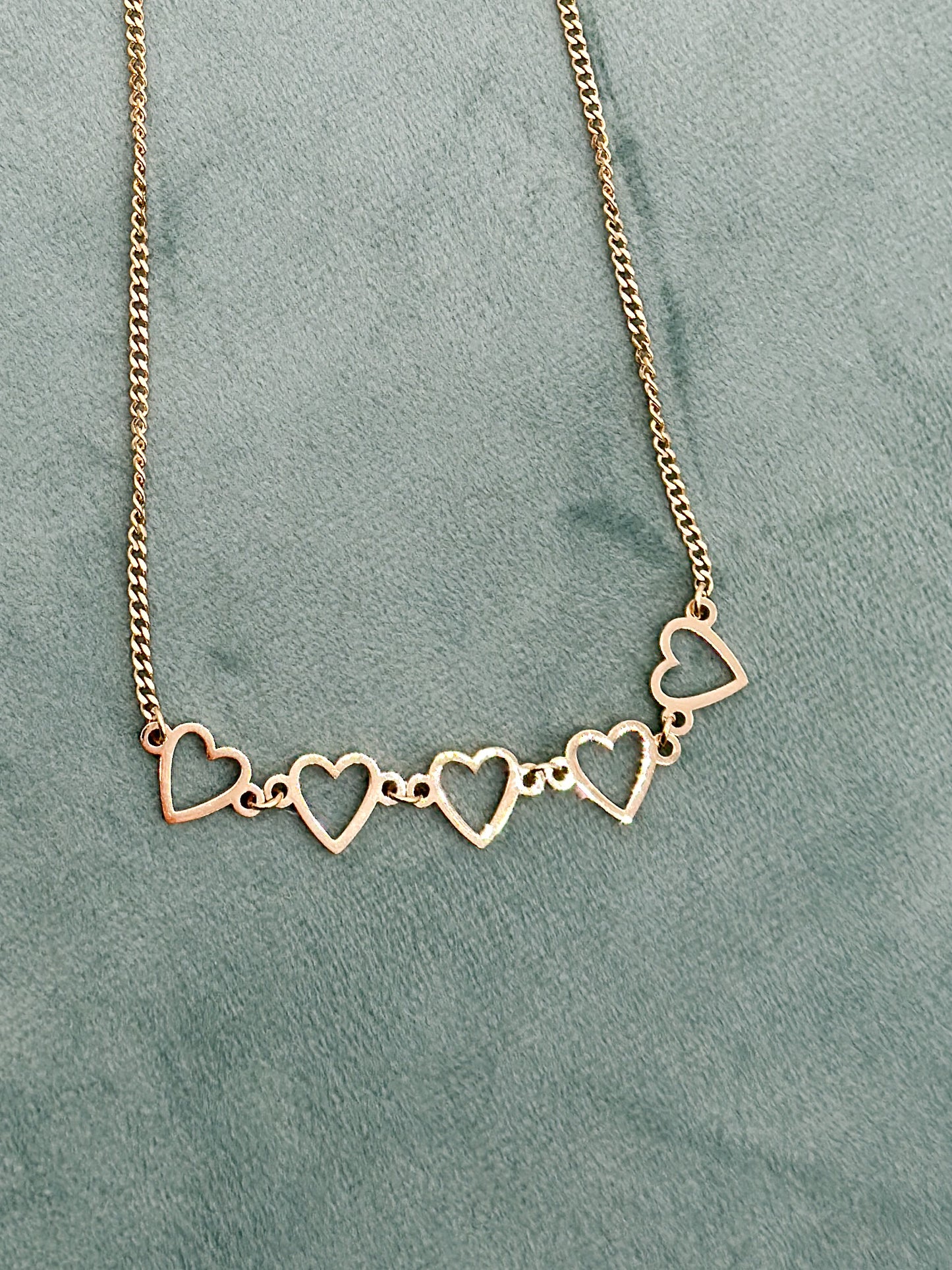 COLLANA CINQUE HEARTS