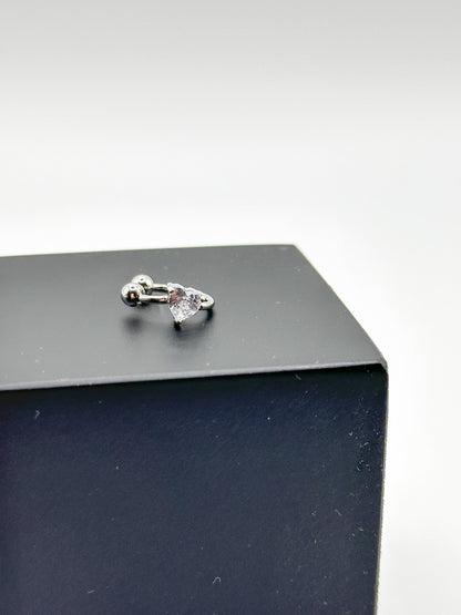CUFF CUORE silver