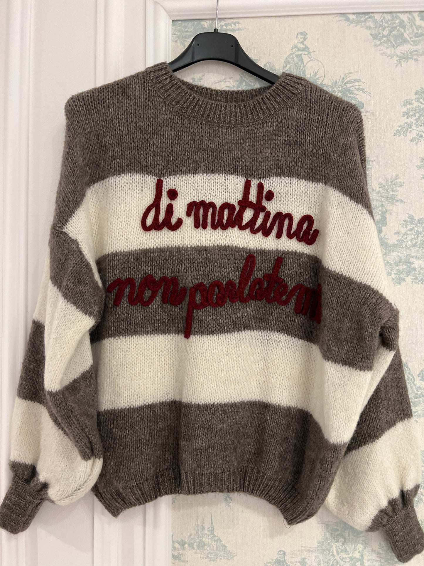 MAGLIONE “di mattina non parlatemi”