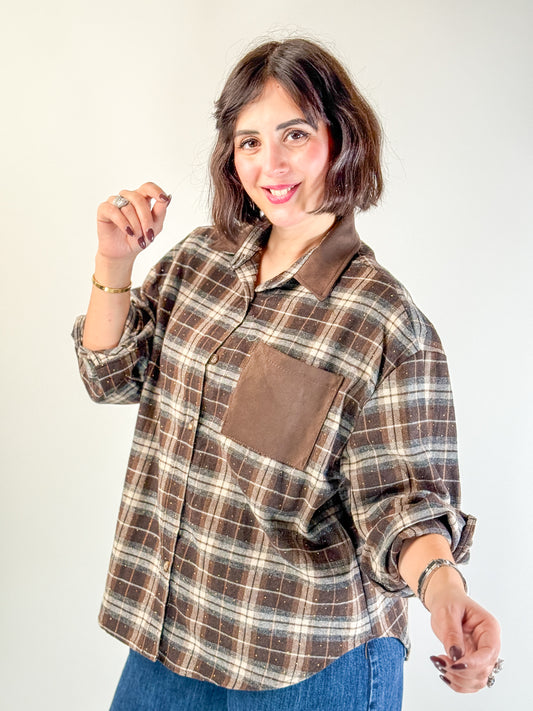 CAMICIA scozzese SHINY