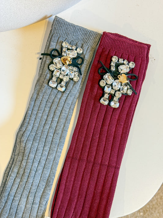 CALZINI TEDDY DIAMONDS