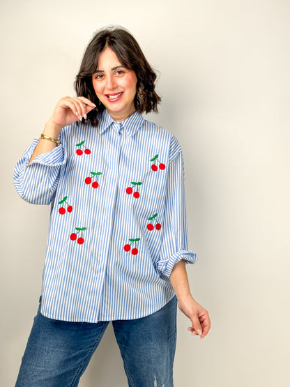 CAMICIA CILIEGINA