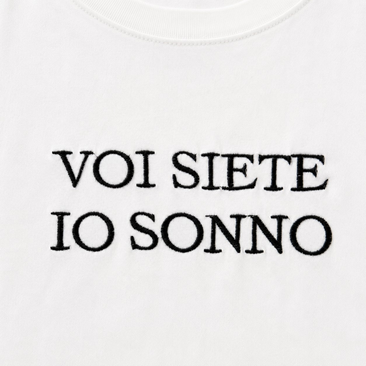 T-SHIRT “voi siete io sonno”