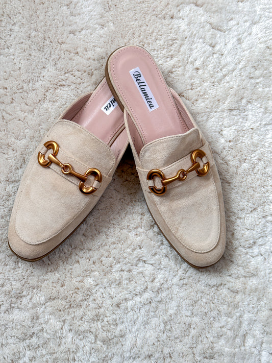 Sabot Guia beige scamosciato
