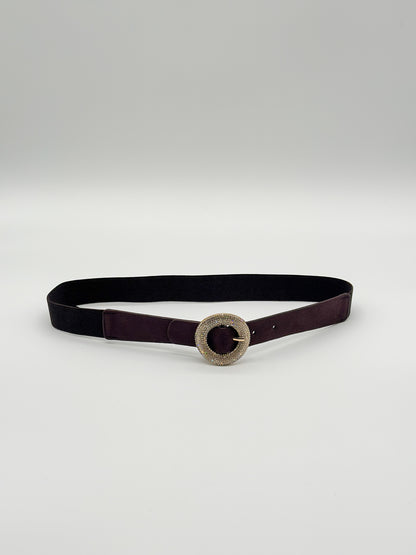 CINTURA SCAMOSCIATA BROWN