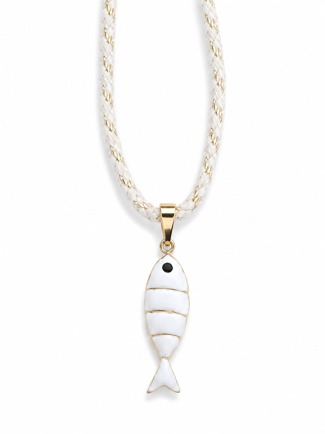 COLLANA PESCIOLINO BIANCO