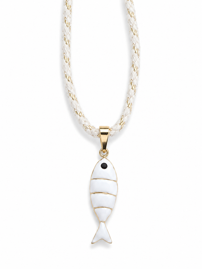 COLLANA PESCIOLINO BIANCO