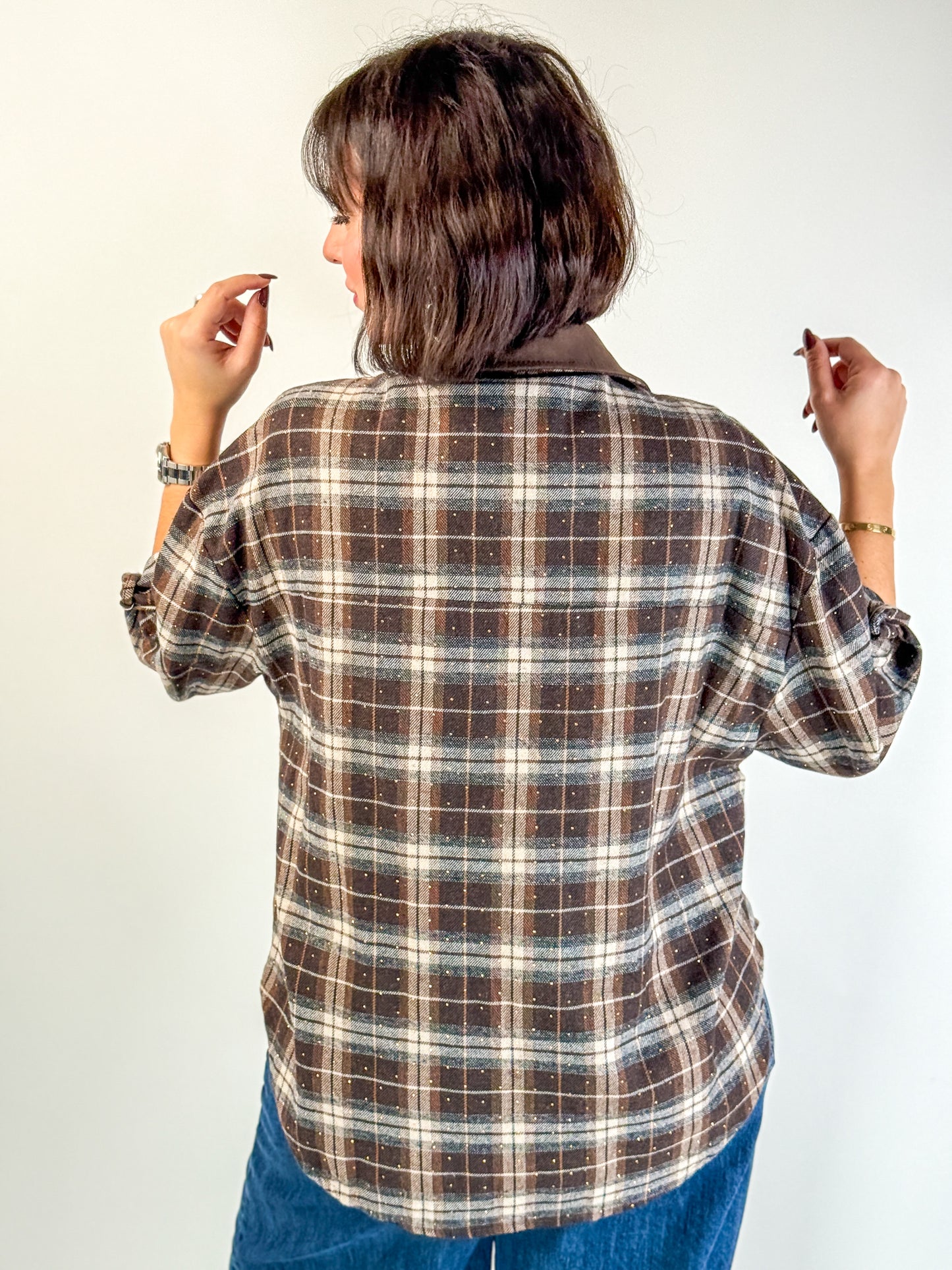 CAMICIA scozzese SHINY